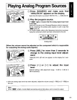 Предварительный просмотр 23 страницы Panasonic CYAC300EX - CAR AUDIO SURROUND P Operating Instructions Manual