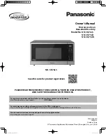 Panasonic CYCLONIC INVERTER NN-SN75LB Owner'S Manual preview