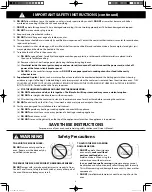 Preview for 4 page of Panasonic CYCLONIC INVERTER NN-SN76LS Owner'S Manual