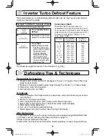 Preview for 20 page of Panasonic Cyclonic Inverter NN-ST975S Operating Instructions Manual