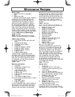 Preview for 24 page of Panasonic Cyclonic Inverter NN-ST975S Operating Instructions Manual