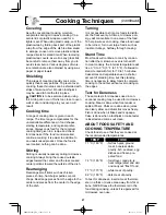 Preview for 29 page of Panasonic Cyclonic Inverter NN-ST975S Operating Instructions Manual