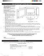 Предварительный просмотр 21 страницы Panasonic Cyclonic Iverter NN-SN94JS Owner'S Manual