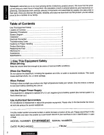 Preview for 2 page of Panasonic CYM7002EUC - AUTO POWER AMPLIFIER Operating Instructions Manual