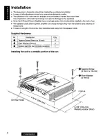 Preview for 6 page of Panasonic CYM7002EUC - AUTO POWER AMPLIFIER Operating Instructions Manual