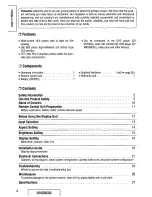 Preview for 4 page of Panasonic CYVM5800U - 5.8" CLR MONITOR/DVD Operating Instructions Manual