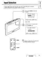 Preview for 13 page of Panasonic CYVM5800U - 5.8" CLR MONITOR/DVD Operating Instructions Manual