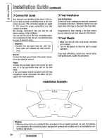 Preview for 20 page of Panasonic CYVM5800U - 5.8" CLR MONITOR/DVD Operating Instructions Manual