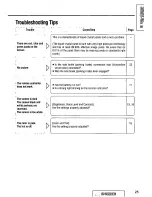 Preview for 25 page of Panasonic CYVM5800U - 5.8" CLR MONITOR/DVD Operating Instructions Manual