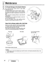 Preview for 26 page of Panasonic CYVM5800U - 5.8" CLR MONITOR/DVD Operating Instructions Manual