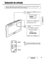 Preview for 49 page of Panasonic CYVM5800U - 5.8" CLR MONITOR/DVD Operating Instructions Manual