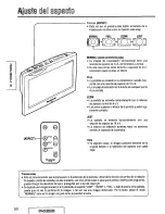 Preview for 50 page of Panasonic CYVM5800U - 5.8" CLR MONITOR/DVD Operating Instructions Manual