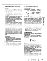 Preview for 55 page of Panasonic CYVM5800U - 5.8" CLR MONITOR/DVD Operating Instructions Manual