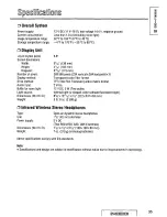 Preview for 35 page of Panasonic CYVMX6800U - 6.8" CLR MONITOR/DVD Operating Instructions Manual