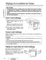 Preview for 40 page of Panasonic CYVMX6800U - 6.8" CLR MONITOR/DVD Operating Instructions Manual