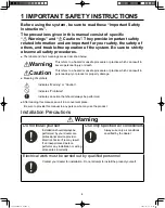 Preview for 5 page of Panasonic CZ-256ESMC1U Operating Instructions Manual