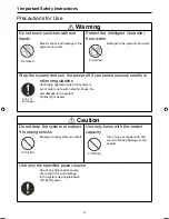 Preview for 8 page of Panasonic CZ-256ESMC2 Operation Manual