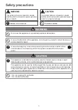 Предварительный просмотр 5 страницы Panasonic CZ-256ESMC3 Operating Instructions Manual