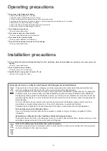 Предварительный просмотр 6 страницы Panasonic CZ-256ESMC3 Operating Instructions Manual