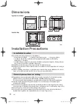 Предварительный просмотр 10 страницы Panasonic CZ-64ESMC3 Installation Instructions Manual