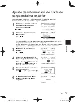 Предварительный просмотр 71 страницы Panasonic CZ-64ESMC3 Installation Instructions Manual