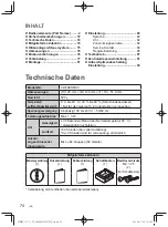 Предварительный просмотр 74 страницы Panasonic CZ-64ESMC3 Installation Instructions Manual