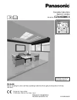 Preview for 1 page of Panasonic CZ-64ESMC3 Operating Instructions Manual
