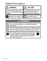 Preview for 2 page of Panasonic CZ-64ESMC3 Operating Instructions Manual