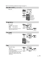 Предварительный просмотр 19 страницы Panasonic CZ-64ESMC3 Operating Instructions Manual