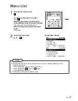 Предварительный просмотр 27 страницы Panasonic CZ-64ESMC3 Operating Instructions Manual