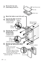 Preview for 8 page of Panasonic CZ-CAPRA1 Installation Instructions Manual