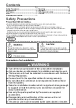 Preview for 3 page of Panasonic CZ-CGLSC1 Installation Instructions Manual