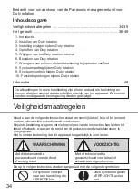 Preview for 34 page of Panasonic CZ-RCC5 Operating Instructions Manual