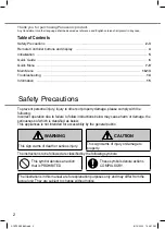 Предварительный просмотр 2 страницы Panasonic CZ-RD517C Operating Instructions Manual