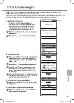 Предварительный просмотр 47 страницы Panasonic CZ-RD517C Operating Instructions Manual