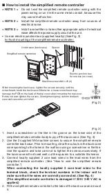 Предварительный просмотр 2 страницы Panasonic CZ-RELC2 Installation Manual