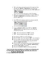 Предварительный просмотр 3 страницы Panasonic CZ-RTC2 Programming Steps