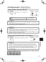 Preview for 73 page of Panasonic CZ-RTC3 Installation Instructions Manual