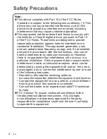 Предварительный просмотр 4 страницы Panasonic CZ-RTC3 Operating Instructions Manual