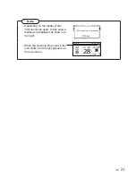 Предварительный просмотр 21 страницы Panasonic CZ-RTC3 Operating Instructions Manual