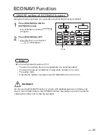 Preview for 23 page of Panasonic CZ-RTC4 Operating Instructions Manual