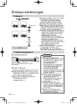 Предварительный просмотр 42 страницы Panasonic CZ-RTC5 Installation Instructions Manual