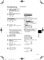 Предварительный просмотр 47 страницы Panasonic CZ-RTC5 Installation Instructions Manual