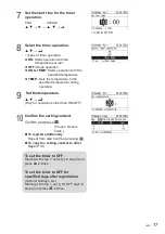 Preview for 17 page of Panasonic CZ-RTC5 Operating Instructions Manual