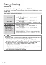 Предварительный просмотр 24 страницы Panasonic CZ-RTC5 Operating Instructions Manual