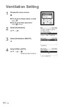 Предварительный просмотр 40 страницы Panasonic CZ-RTC5 Operating Instructions Manual