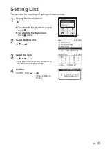 Предварительный просмотр 41 страницы Panasonic CZ-RTC5 Operating Instructions Manual