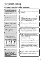 Preview for 43 page of Panasonic CZ-RTC5 Operating Instructions Manual