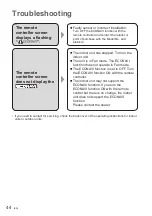 Preview for 44 page of Panasonic CZ-RTC5 Operating Instructions Manual