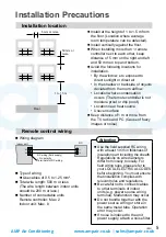 Preview for 5 page of Panasonic CZ-RTC5A Installation Instructions Manual